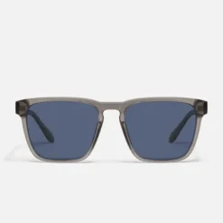 Quay Unplugged Grey Navy Polarized