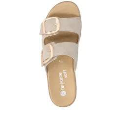 Remonte Beige Comfort Sandal|D0Q6662