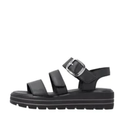 Remonte Black Platform Sandal|D3N5000
