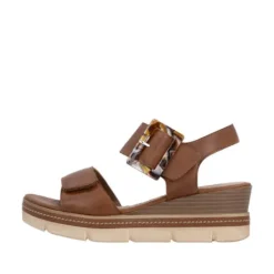 Remonte Brown Wedge Sandal|D2L5324