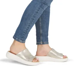 Remonte Light Gold Comfort Mule|D3L5390