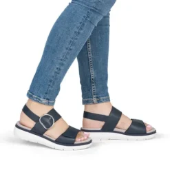 Remonte Navy Comfort Sandal|D2K5014