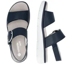 Remonte Navy Comfort Sandal|D2K5014