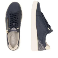 Remonte Navy Mini Wedge Trainer|D2E0014N