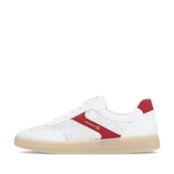 Remonte White and Red Trainer|D2C0880