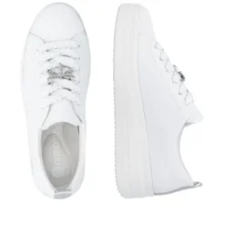 Remonte White Platform Trainer|D1C0382