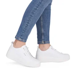 Remonte White Platform Trainer|D1C1280
