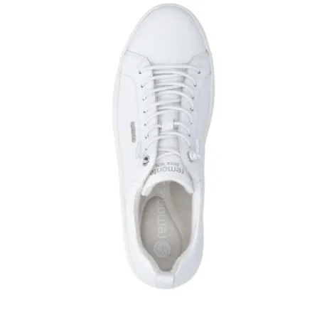Remonte White Platform Trainer|D1C1280