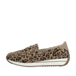 Rieker Animal Print Wide Fit Loafer|N125490