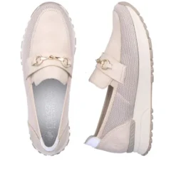 Rieker Beige Comfort Loafer|N745560M