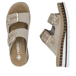 Rieker Beige Comfort Sandal|V795560N