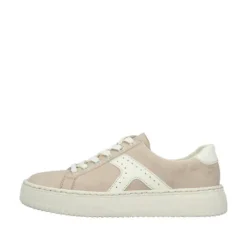 Rieker Beige Platform Trainer|N992062