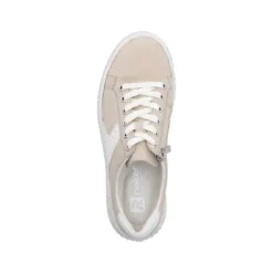 Rieker Beige Platform Trainer|N992062