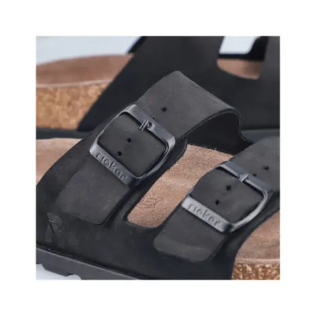 Rieker Black Comfort Mule|V319001