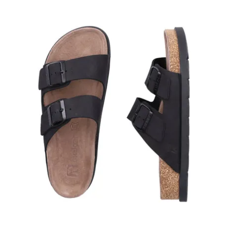 Rieker Black Comfort Mule|V319001