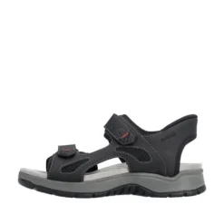 Rieker Black Comfort Sandal|2695300