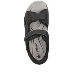 Rieker Black Comfort Sandal|2695300
