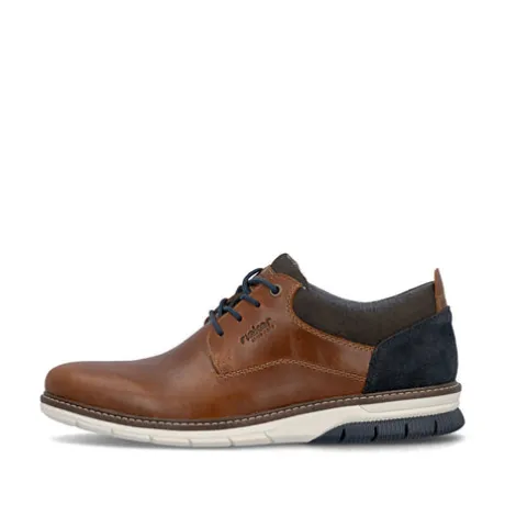 Rieker Cognac Comfort Shoe|1440524A