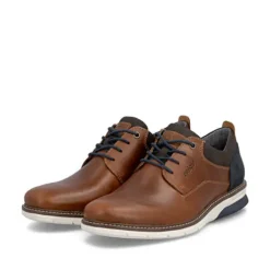 Rieker Cognac Comfort Shoe|1440524A