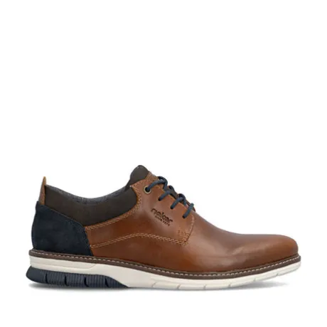 Rieker Cognac Comfort Shoe|1440524A