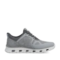 Rieker Grey Comfort Generous Fit Trainer|0435540
