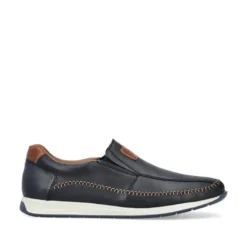 Rieker Navy and Tan Slip On |1196214P