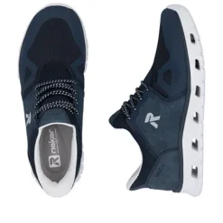 Rieker Navy Comfort Generous Fit Trainer|04355140
