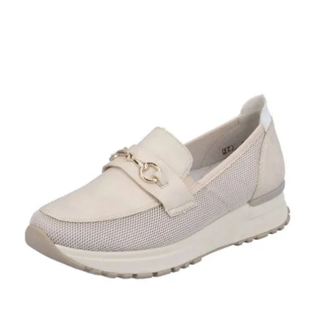 Rieker N745560WHT- Loafer.