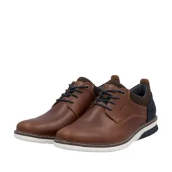 Rieker R 1440524BR- Wide Fit Laced Shoe.