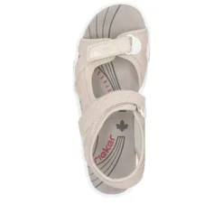 Rieker Soft Pink Comfort Velcro Sandal|6886631P