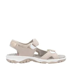 Rieker Soft Pink Comfort Velcro Sandal|6886631P