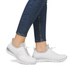Rieker Sporty White Slip On Trainer|L325980