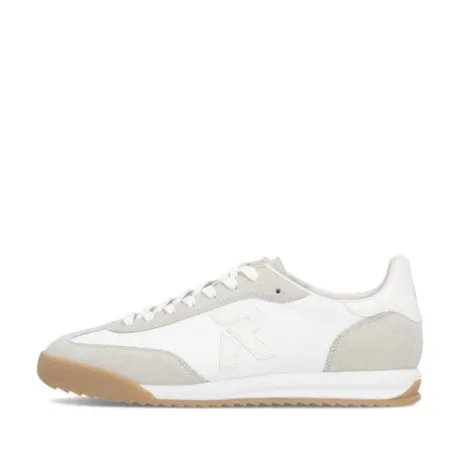 Rieker White and Grey Trendy Trainer|U400080