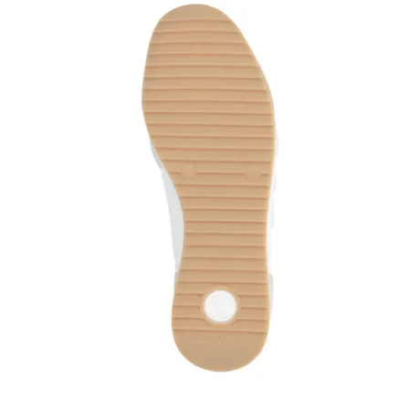 Rieker White and Grey Trendy Trainer|U400080