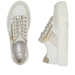 Rieker White Platform Trainer|M191280