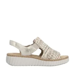 Rieker Wide Fit Comfort Wedge Sandal|69276600