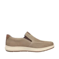 Rieker Wide Fit Taupe Comfort Slip On|1696864