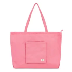 Roka portobello N large Tote crimson.