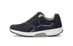Rolling Soft Navy Nubuck Comfort Trainer|8687836