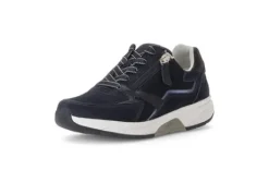 Rolling Soft Navy Nubuck Comfort Trainer|8687836