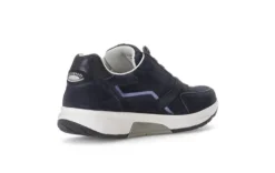 Rolling Soft Navy Nubuck Comfort Trainer|8687836