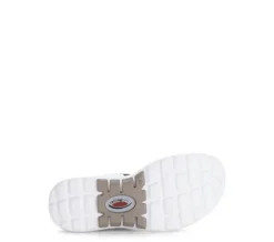 Rolling Soft White and Silver Mini Wedge Sandal|8681351