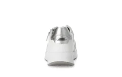 Rolling Soft White and Silver Mini Wedge Trainer|8695850