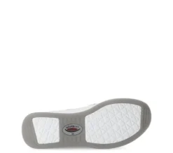 Rolling Soft White and Silver Mini Wedge Trainer|8695850