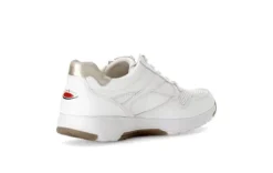 Rolling Soft Wide Fit White Trainer|8697851W