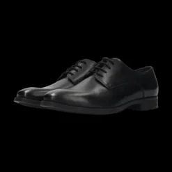 Salamander Black Lace-Up Business Shoe|E11AUU0110