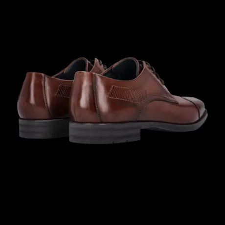 Salamander Cognac Leather Lace-Up Business Shoe|E11AUU0263