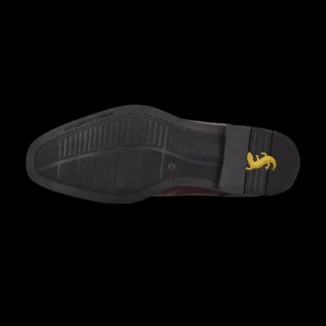 Salamander Cognac Leather Lace-Up Business Shoe|E11AUU0263