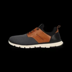 Salamander Sporty Dark Grey and Tan Trainer|E31ASB6011