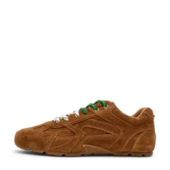 Steve Madden Camel Suede Retro Trainer| 1100515923